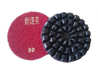 China 4 inch Diamond Resin Pads Stone Concrete Terrazzo Hard Polishing Pad for sale