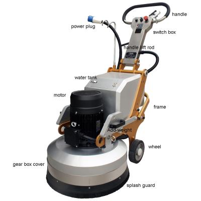 China Merrock Planetary Floor Grinder 220V With Aluminum Alloy Gearbox for sale