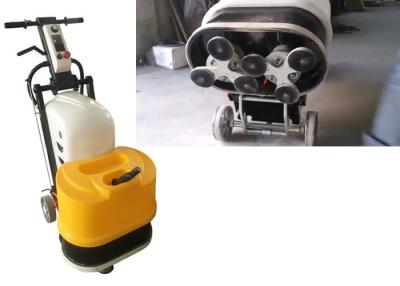China 2 Heads 6 Discs 550MM Terrazzo Grinder Machine With Dust Shroud for sale