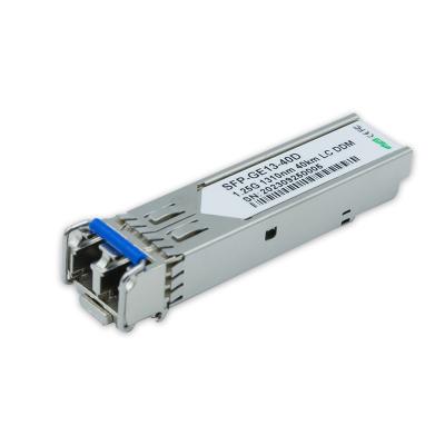 China 1.25GBASE 1G Transceiver SFP Duplex LC Connector SMF 40km Reach 1310nm Transceiver Module for sale