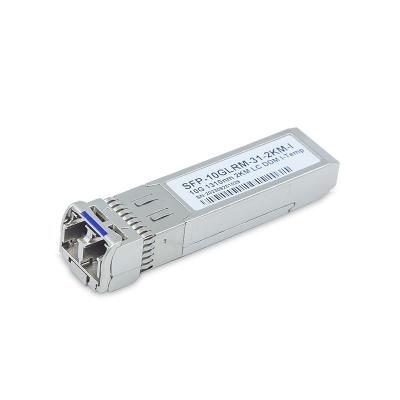 China Cisco Compatible 10GBASE-LRM SFP+ 1310nm 2km Duplex LC SMF Transceiver Module (Industrial) for sale