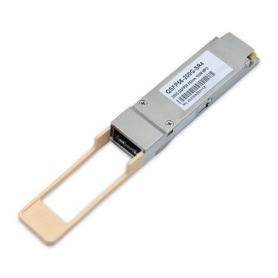 China 200GBASE QSFP56 SR4 200G Optical Transceiver 100m MTP MPO-12 for sale