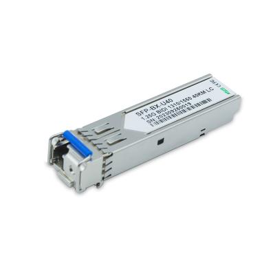 China 1.25G BiDi SFP Transceiver Module SM 1310nm TX /1550nm RX LC Connector 40km HUAWEI compatible for sale