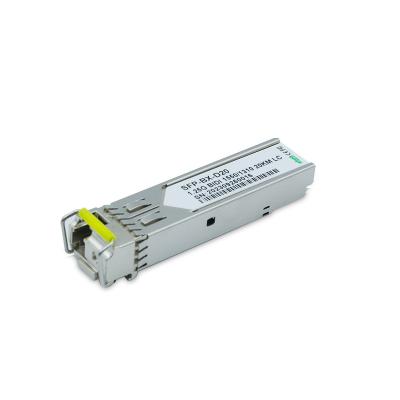 China 1.25GBASE BiDi SFP Transceiver LC Connector SM 20km TX1550nm/ RX1310nm HUAWEI Compatible for sale