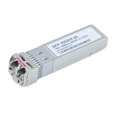 China 10GBASE SFP+ Optical Transceiver LC Connector 1550nm 40Km HUAWEI Compatible for sale
