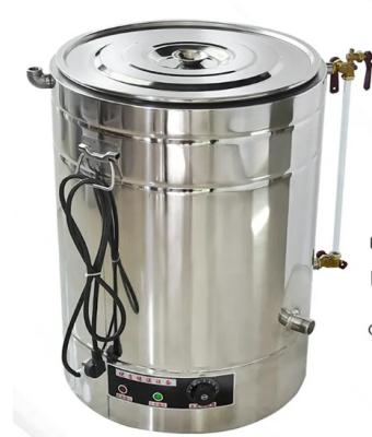 China Stainless Steel Honey Heating Tank Interlayer Water Heating Honey Storage Barrel for sale