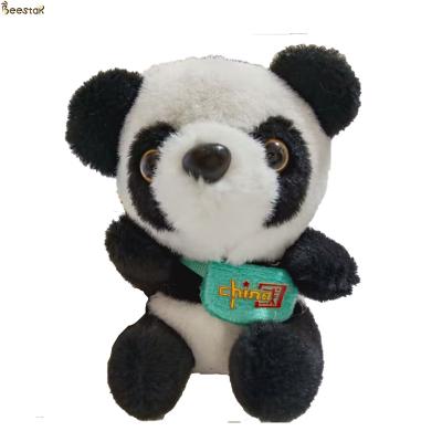 China Customization Logo Rings Key Chian Toys With Bee And Panda Keychain for sale