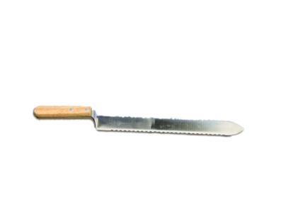China Stainless Steel Double Serrated Uncapping Knife with Wooden Handle for Honey Uncapping for sale