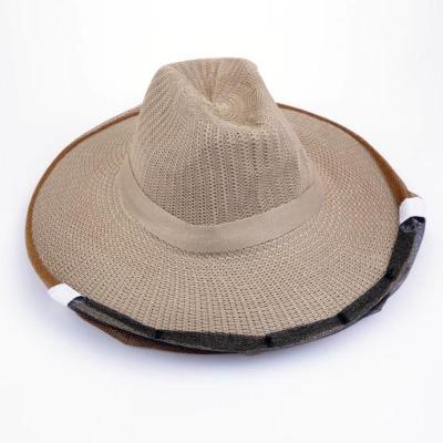China Cowboy Style Brown Color Bee Hats for Beekeepers of Free Size for sale