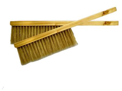 China Bee Brush With Wooden Handle Double Row Bristle for Beekeeping for sale