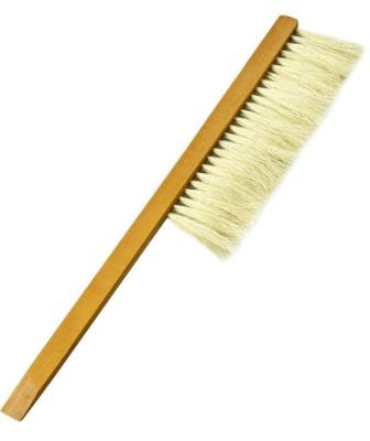 China Beehive Brush With Wooden Handle Single Row Horse Hair For Beekeeping for sale
