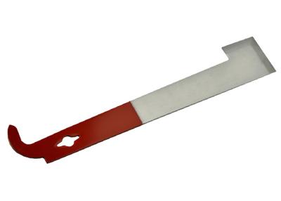China Wholesale Stainless Steel Hive Tool With Red J Hook Bee Hive Equipment for Beekeeping for sale