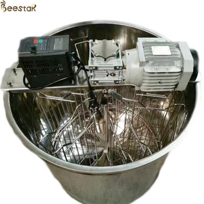 China motor horizontal eléctrico Honey Extractor de acero inoxidable de la miel de 6 marcos de la extracción de la apicultura radial de la máquina en venta