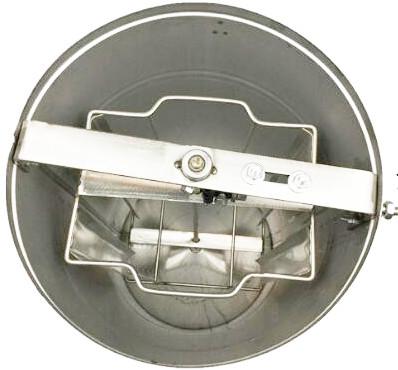 China Economic Manual 2 Frames Stainless Steel Honey Extractor Plstic Lid With Honey Gate for sale