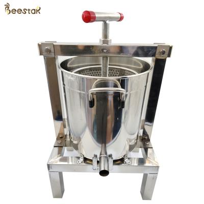 China Stainless steel manual Beeswax Machine Bee Wax Presser honey and wax presser for sale