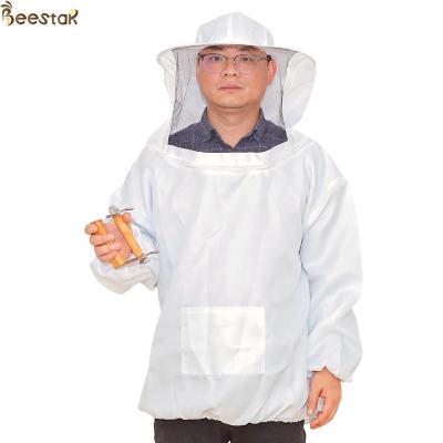 China Revestimento ventilado redondo da abelha com cerco do terno da roupa da apicultura do véu à venda