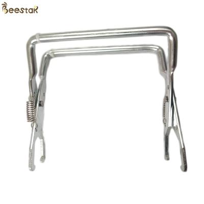 China Apiculture Beehive Tools Stainless Steel frame grip beekeeping Tools for Beekeeping for sale