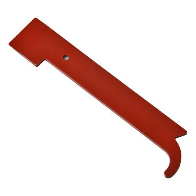 China Honey Bee Hive Tool Uncapping Knife Beekeeping Equipment Red Hive Tool With Hook for sale