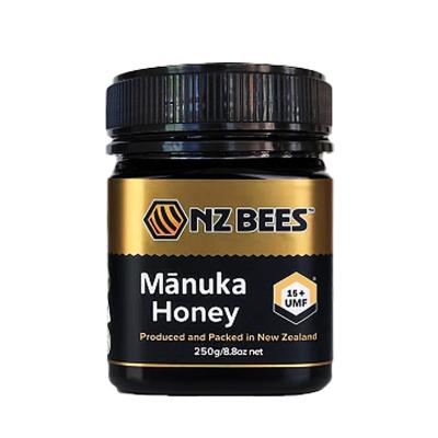 China UMF15+ Miel de abeja natural 250g Miel orgánico puro crudo Miel de Manuka de Nueva Zelanda Miel de abeja natural en venta