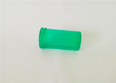 China Pharmacy Pop Top Containers Translucent Green H70mm*D39mm Safe Without Sharp Edges for sale