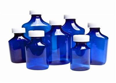 China Protección del medio ambiente de la medicina de 7 tamaños del jarabe de botella del tornillo del cierre plástico del top en venta