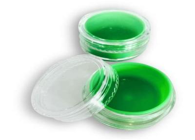 China Green Silicone Concentrate Containers , 5ml Polystyrene Wax Concentrate Containers for sale