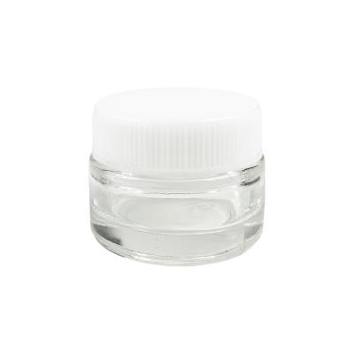 China Round Inside Bottom Screw Top Glass Jars With Push - And - Turn Sealing Lids for sale