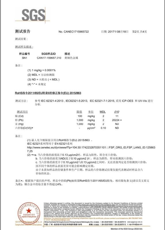 ROHS REPORT - Hongkong Winhoo Precision Co., Ltd