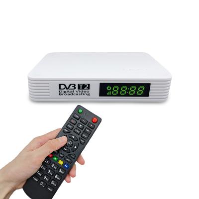 China Decodificador completo da busca do canal dos controlos parentais do receptor do T2 H265 do MP3 HE-AAC DVB à venda