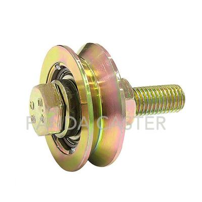 China 2 Inch Steel V Groove Gate Wheels , Rolling Gate Track Wheel 48mm for sale