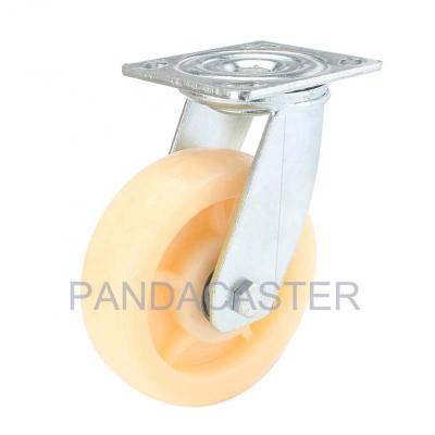 China Vista - as rodas de nylon moldadas resistentes, rodas resistentes do trole do giro de 6 polegadas à venda