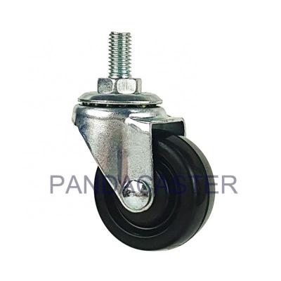 China Height 70mm Light Duty Casters  M10 Threaded Stem Casters For Furniture for sale