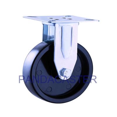 China Fixed Polypropylene Caster Cart Wheels , Low Profile Swivel Caster Top Plate for sale