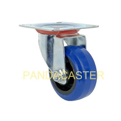 China 80mm Industrial Caster Wheels Roller bearing For Warehouse / Hotel for sale