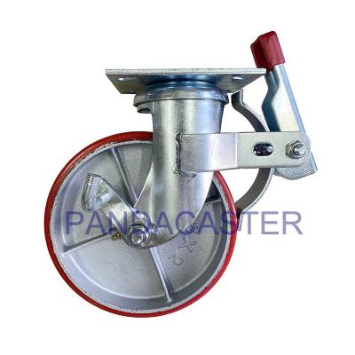 China Middle East Scaffolding Wheel Heavy Duty 8 Inch Casters 500Kg for sale