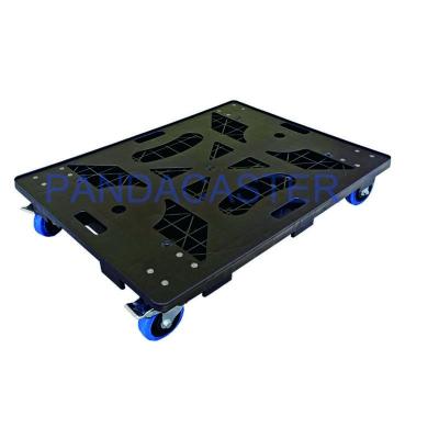 China 250KG Splicing Movable Plastic Dolly Cart Trolley With 4 Silent 4