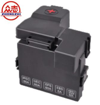 China Black Reliable Five Ways Automotive Fuse Box With Cable Battery Terminal for sale