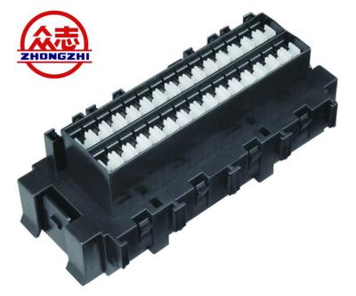 China PA 30 Ways Modular Automotive Fuse Panel Box 125*50mm for sale