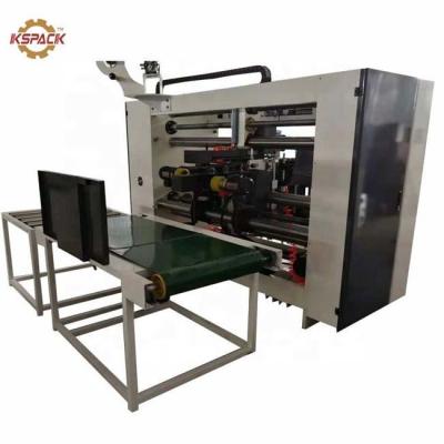 China Pieza única de dos piezas de costura de la máquina de la caja semi automática del cartón en venta