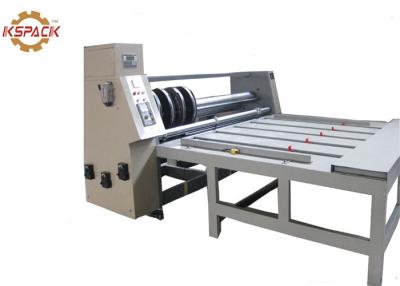 Chine La fente rotatoire semi automatique de machine de Slotter avec se plisser s'ajustent ensemble à vendre