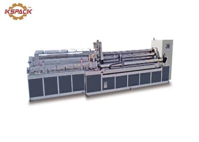 China High Speed Paper Pipe Cutting Machine For 3 - 15mm Tube Thickness Brake Hole for sale