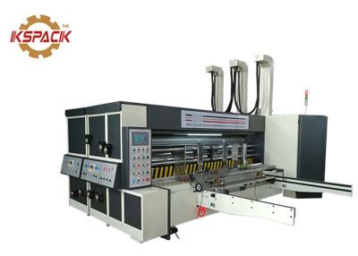 China Pizza Box Rotary Die Cutter Two Color Printing Machine For Corrugated Carton Industry for sale