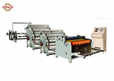 Chine Équipement de fabrication en carton ondulé, chaîne de production semi automatique de papier ondulé à vendre