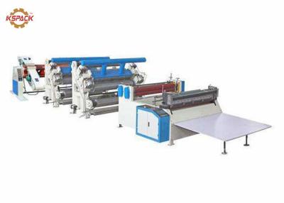 China Mill Roll Stand Single Facer With Rotary Sheet Cutter For Corrugated Sheets for sale