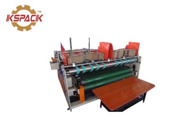 China Caja acanalada semiautomática que pega la maquinaria de Gluer de la carpeta de la caja del cartón de la máquina en venta