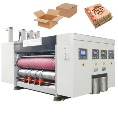 China Plc Corrugated 7.5kw Multi Color Flexo Printing Machine for sale