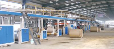 China 1000MM Automatic 3/5/7 Ply Corrugated Paperboard Production Line for sale
