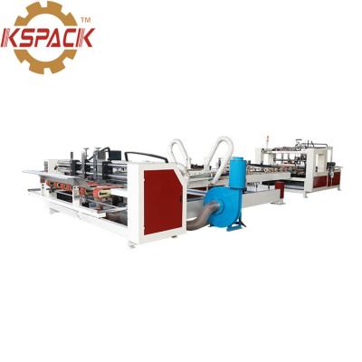 China KS-QZD 2800 Automatic Folder Gluer Machine , Carton Folding And Gluing Machine for sale