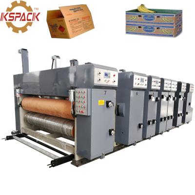 Chine Machine ondulée automatique de fabrication de cartons, machine de fabrication de cartons de carton de Slotter d'imprimante à vendre