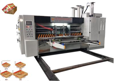 China 7ply Cardboard 4 Colour Flexo Corrugated Box Printing Machine Carton for sale